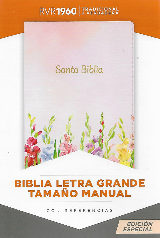 BIBLIA RVR1960 LETRA GRANDE TAMAÑO MANUAL