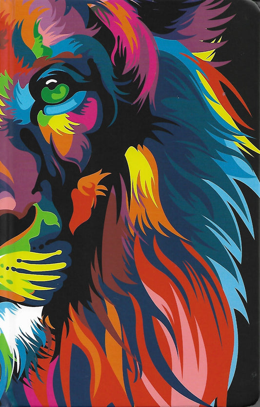 BIBLIA RVR1960 TAMAÑO MANUAL LETRA GRANDE - LEÓN COLORES (TAPA DURA) | NOMBRES DE DIOS