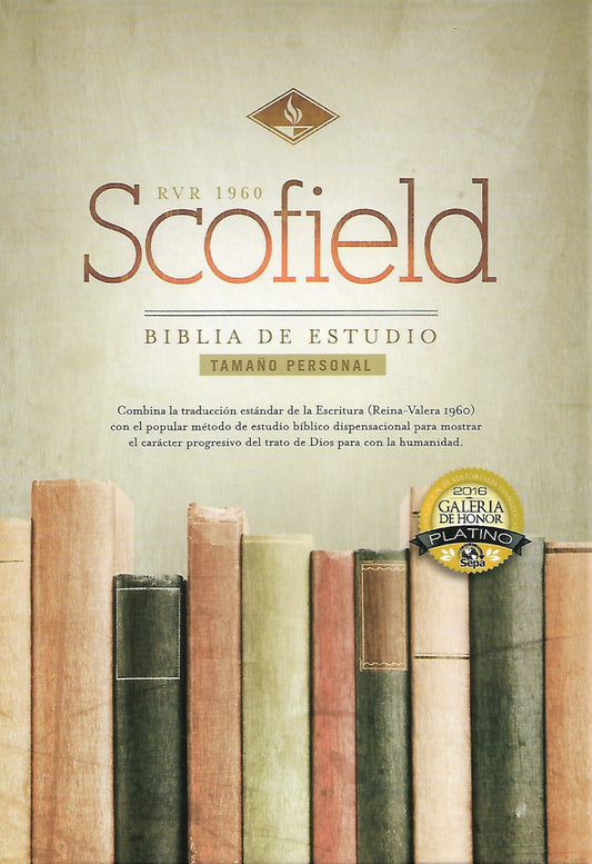 BIBLIA DE ESTUDIO SCOFIELD RVR1960 TAMAÑO PERSONAL (TAPA IMITACIÓN PIEL)
