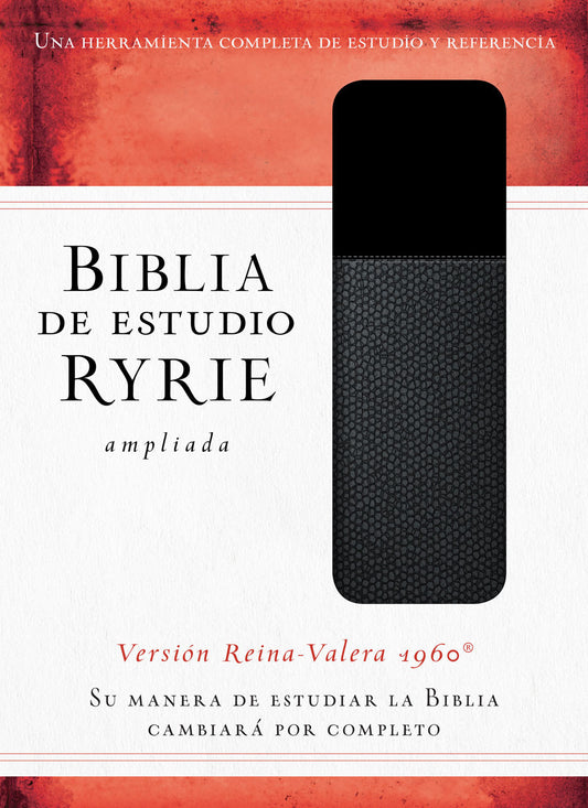 BIBLIA DE ESTUDIO RYRIE AMPLIADA RVR1960 (TAPA IMITACIÓN PIEL)