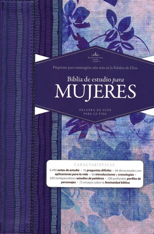 BIBLIA DE ESTUDIO PARA MUJERES CON ÍNDICE RVR1960 (TAPA IMITACIÓN PIEL)
