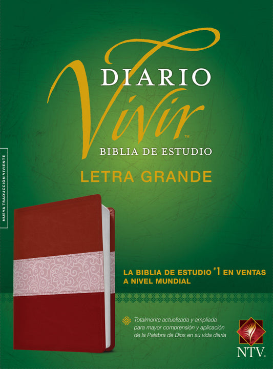 BIBLIA DE ESTUDIO DIARIO VIVIR NTV LETRA GRANDE