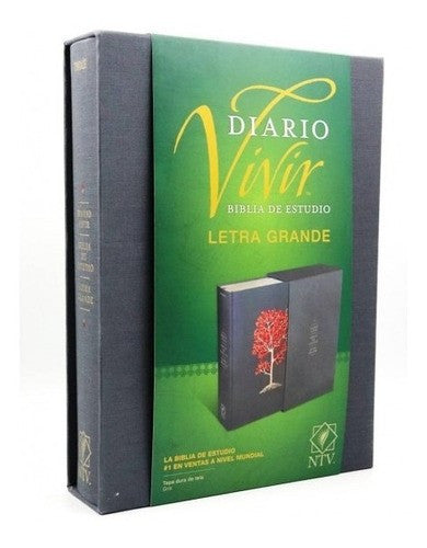 BIBLIA DE ESTUDIO DIARIO VIVIR NTV LETRA GRANDE