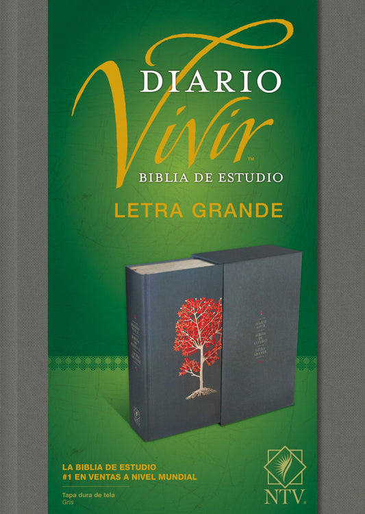 BIBLIA DE ESTUDIO DIARIO VIVIR NTV LETRA GRANDE