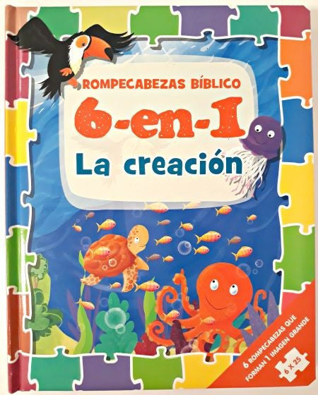 LA CREACIÓN | ROMPECABEZAS BÍBLICO 6 EN 1