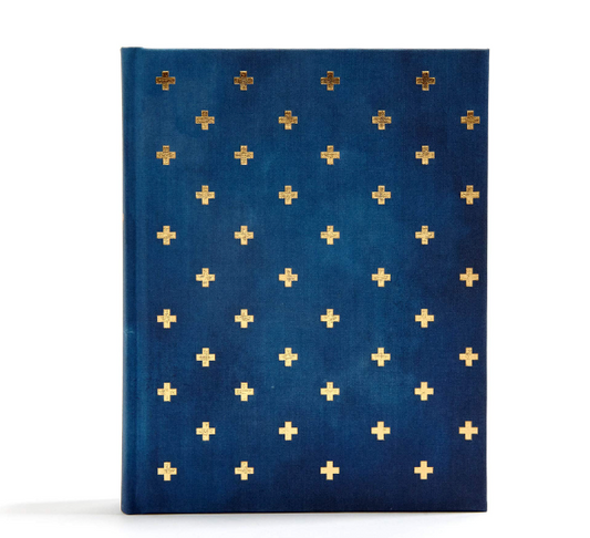 CSB Notetaking Bible, Navy/Cross