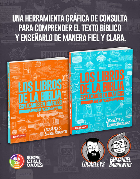 PACK "Los libros de la Biblia explicados en gráficos"