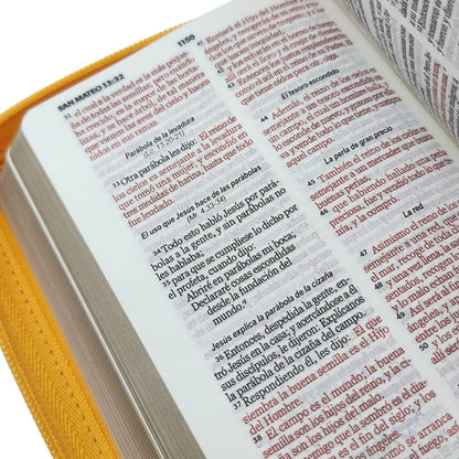 BIBLIA RVR1960 CON CIERRE TAMAÑO BOLSILLO - PRIMOR (TAPA IMITACIÓN PIEL)