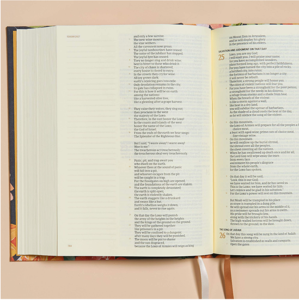 CSB Notetaking Bible, Hosanna Revival Edition