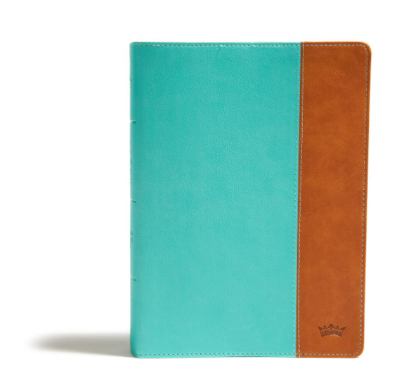 CSB Tony Evans Study Bible Teal/Earth LeatherTouch