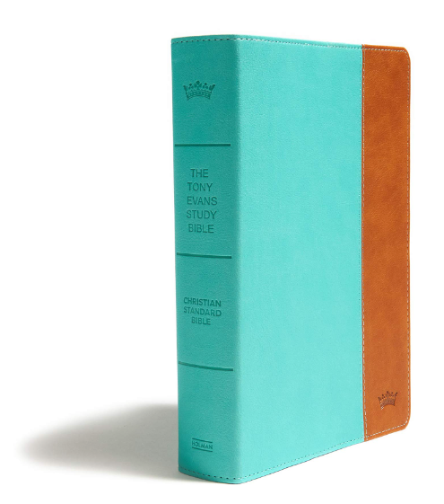 CSB Tony Evans Study Bible Teal/Earth LeatherTouch