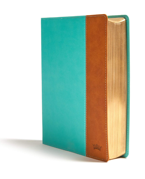 CSB Tony Evans Study Bible Teal/Earth LeatherTouch