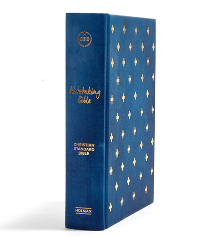 CSB Notetaking Bible, Navy/Cross